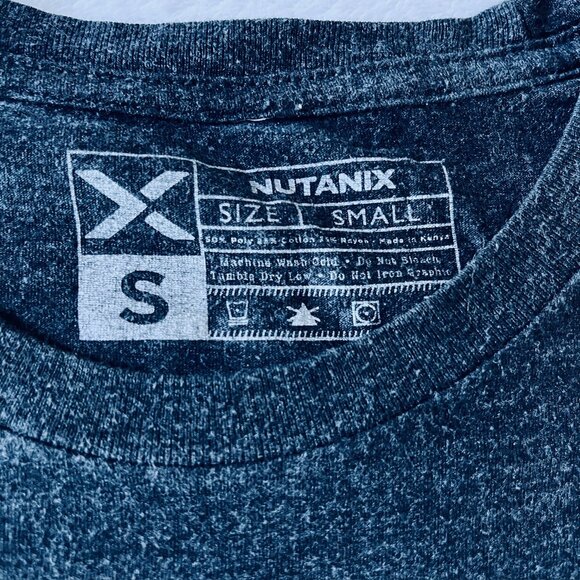 Nutanix Acropolis Columns Graphic T Men S Black - Picture 3 of 4